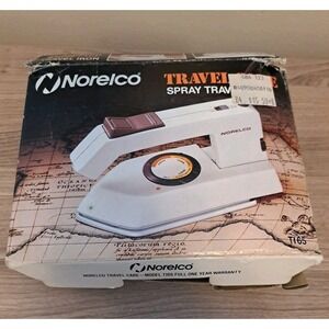 Vintage Norelco TI65 Travel Iron With Dust Bag Tested!